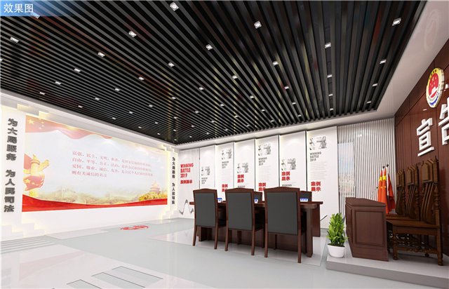 显示器企业展厅设计效果图