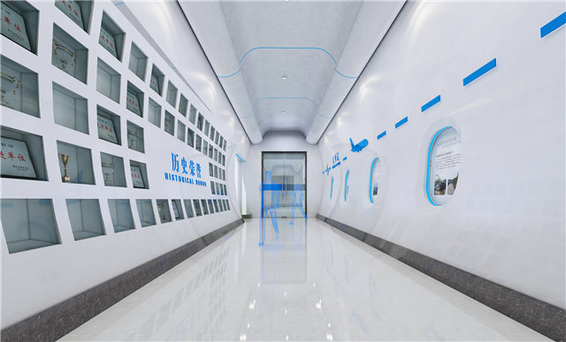 半导体企业展厅设计