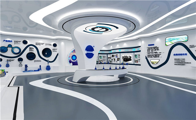 混凝土企业展厅设计效果图