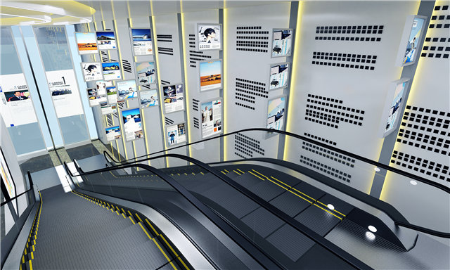 纺织机械企业展厅设计装修