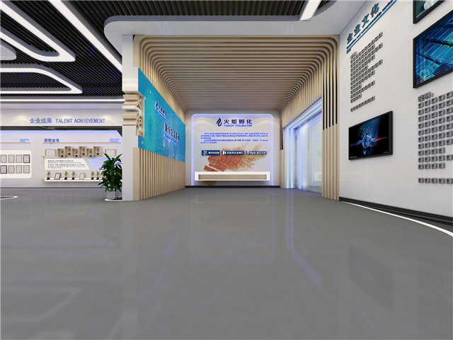 无纺布产品展厅设计