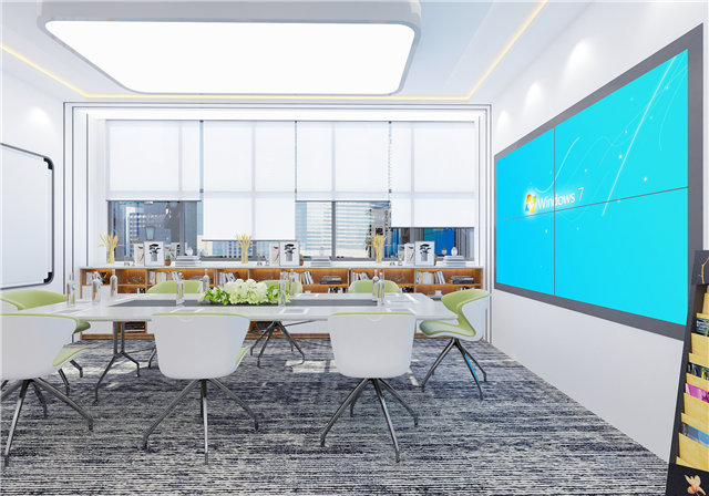 保健品展示厅设计效果图