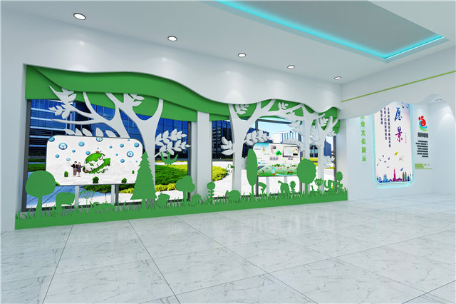 水处理展示厅设计效果图