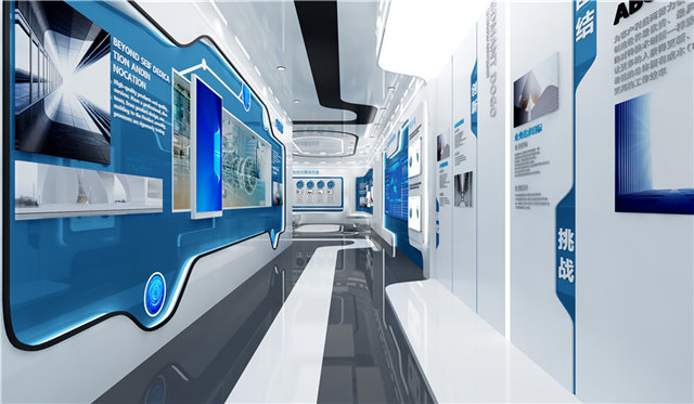 管材管道企业展厅设计效果图