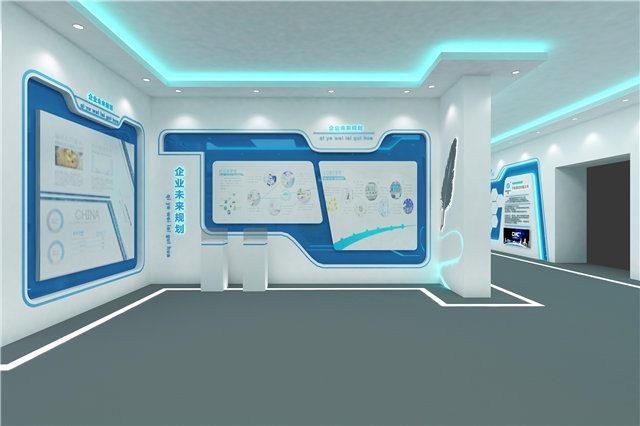 风能展示厅设计效果图