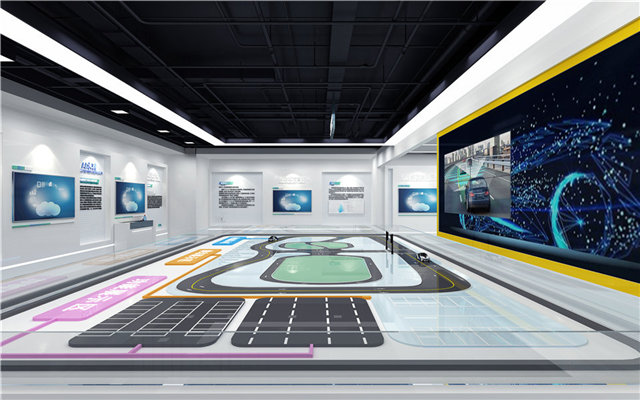 教育装备企业展厅设计效果图