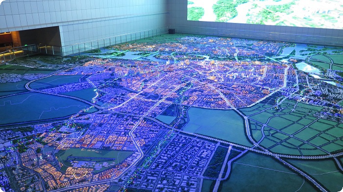 科技感的展厅设计,科技感展厅效果图