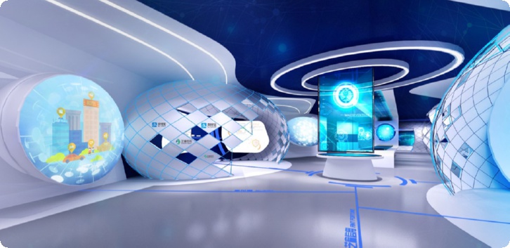 工厂直供的科技展厅设计,工厂展厅设计效果图