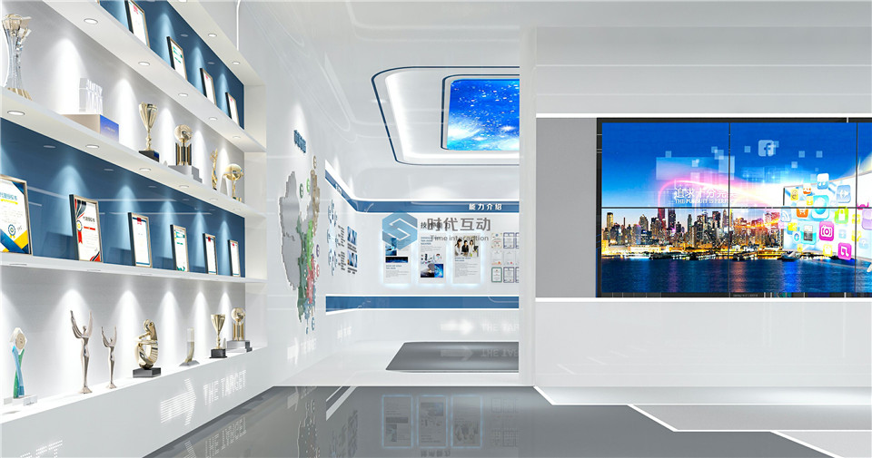 神采科技企业展示厅设计案例