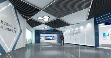 神采科技企业展示厅设计案例