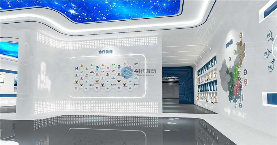 神采科技企业展示厅设计案例