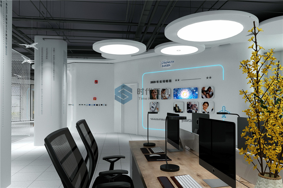 扬州宇亚企业展厅设计效果图