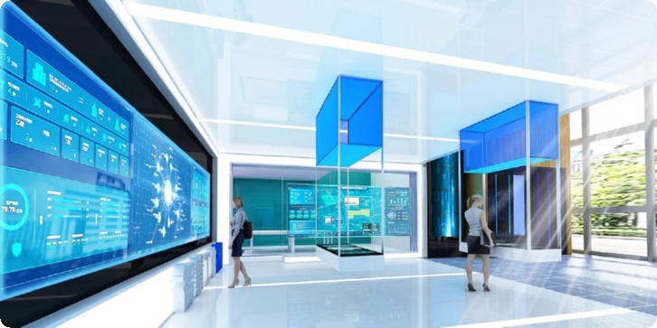 智能科技展厅设计图,智能展厅设计图片欣赏