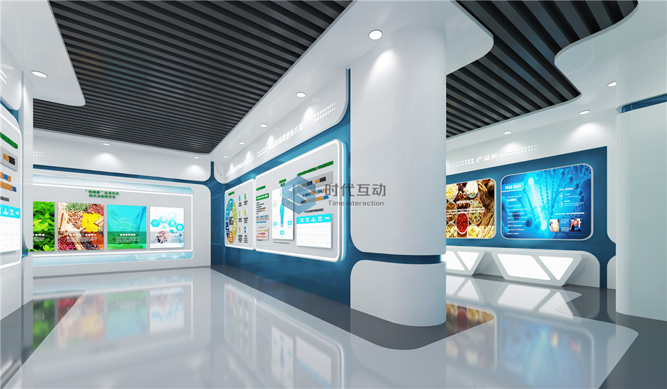 中西医结合公司展示厅设计