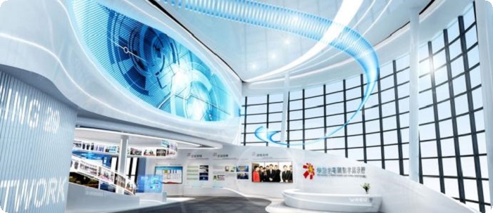 认可数字展厅设计装修公司,装饰公司展厅设计