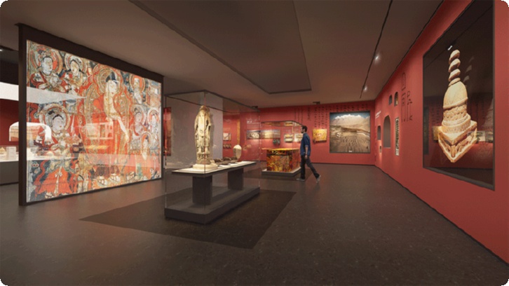 科技党建文化展厅设计,党建文化展厅效果图