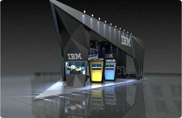 高科技数字展厅设计效果图,智能展厅设计图片欣