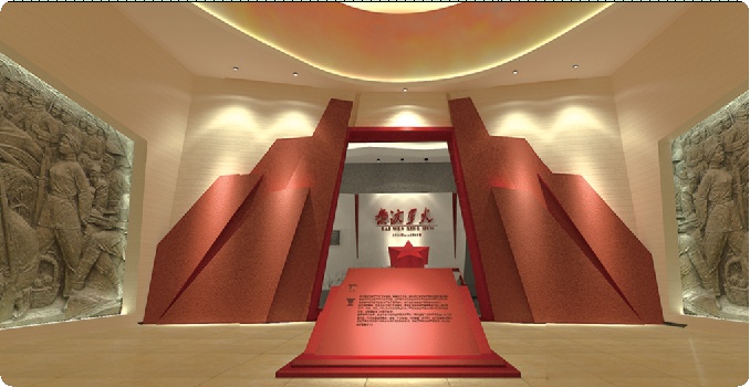 环保科技展厅设计效果图,环保主题展厅设计