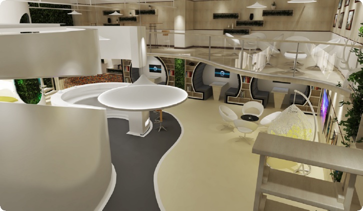 机械科技展厅设计图片欣赏,机械展厅效果图