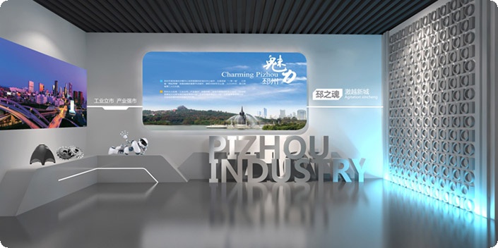 科技展厅设计柱子,展厅柱子创意设计