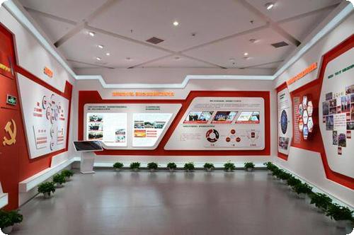 科技展厅吊顶设计图片,展厅吊顶效果图