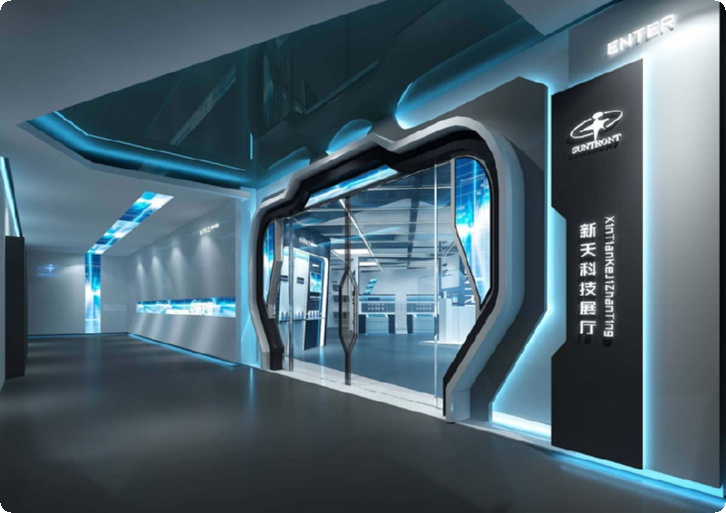 vr数字展厅设计图,vr展厅效果图