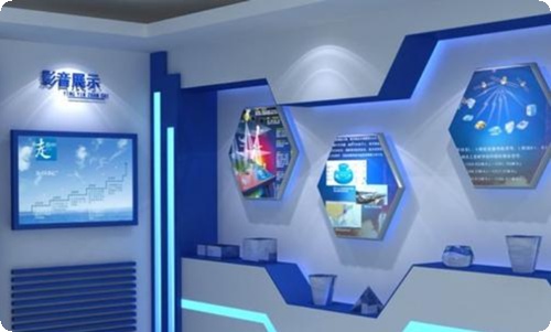 科技公司展厅,科技公司展厅效果图