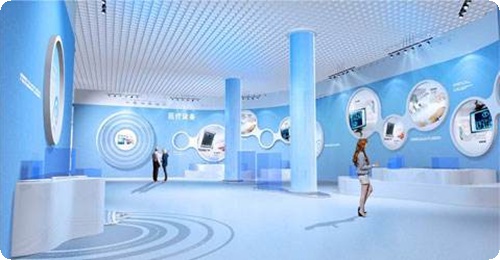 公司展厅大门科技感设计,科技感展厅设计说明