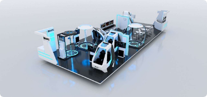 多媒体展厅设计效果图,多媒体展馆展厅设计