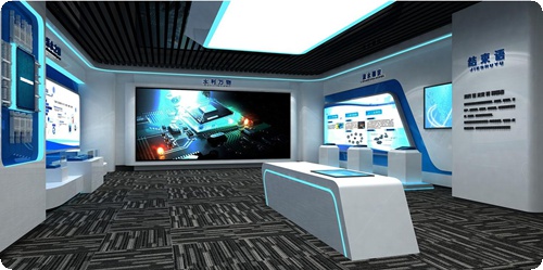 惠阳科技展厅装修设计,惠州展厅装修