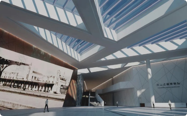 科技展厅大门设计,展厅大门设计效果图