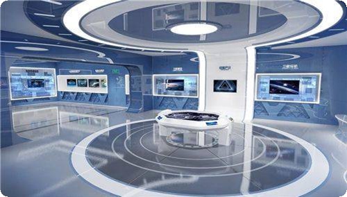 智能科技展厅装修效果图,智能家居展厅装修效果