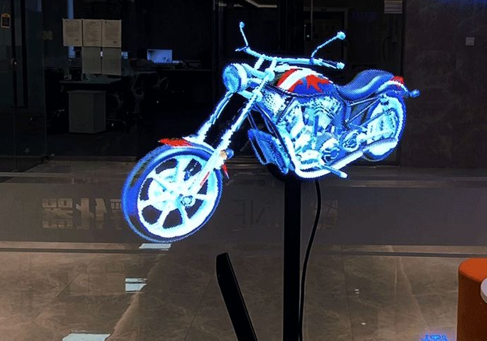 裸眼3d全息风扇工作原理