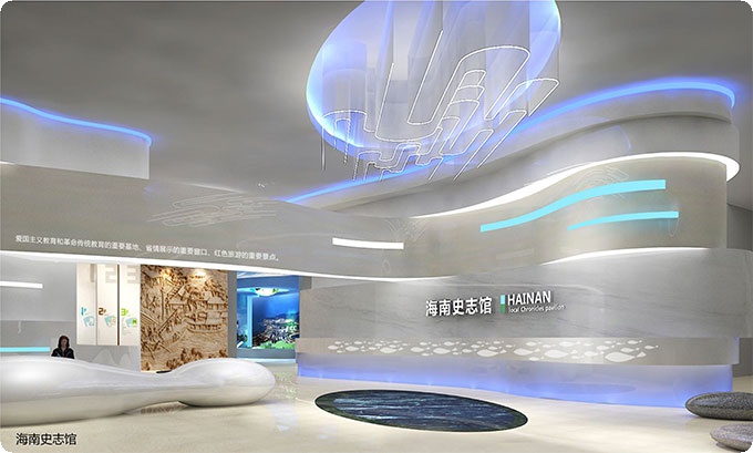 电信科技展厅陈列设计理念,现代展厅设计理念