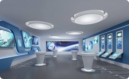 全球ai黑科技展厅设计,ai展板设计